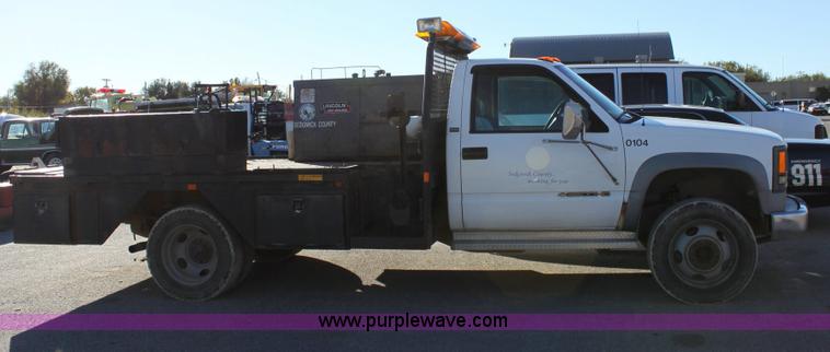 image for item 6259 1995 Chevrolet C3500-HD flat bed pickup