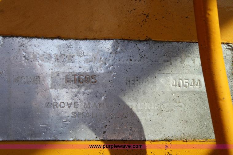 image for item 6518 Grove RT60S crane