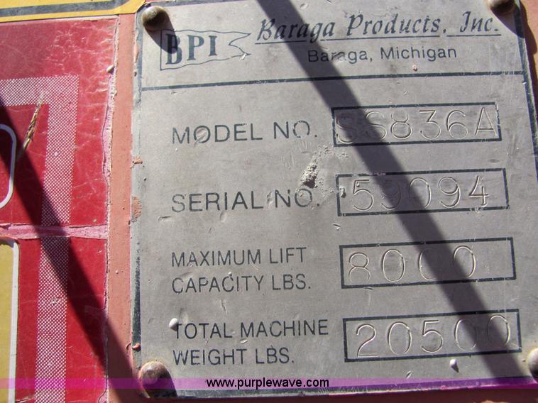 image for item 6574 Terex Squareshooter SS-836 telehandler