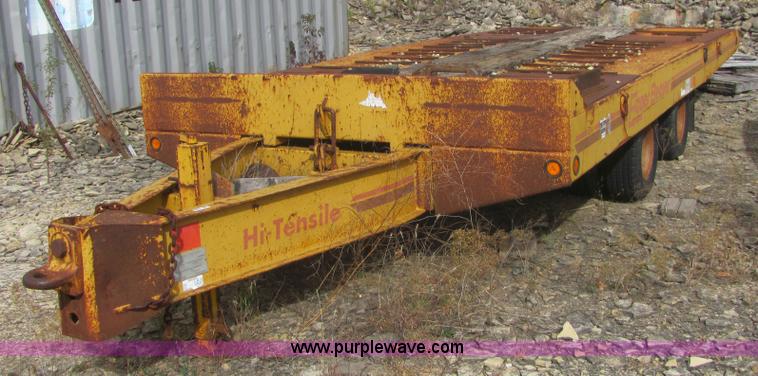 image for item 6666 1985 Eager Beaver 12TXT tilt-deck trailer