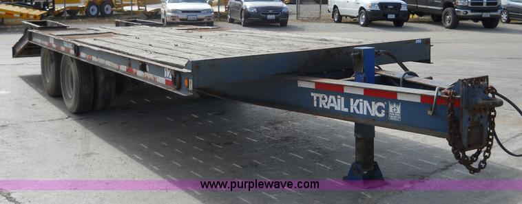 image for item 7764 1995 Trail King TK40 24' trailer
