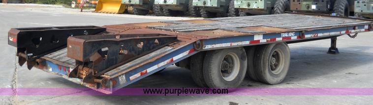 image for item 7764 1995 Trail King TK40 24' trailer