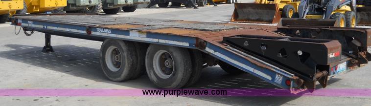 image for item 7764 1995 Trail King TK40 24' trailer