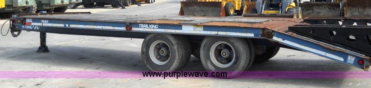 image for item 7764 1995 Trail King TK40 24' trailer