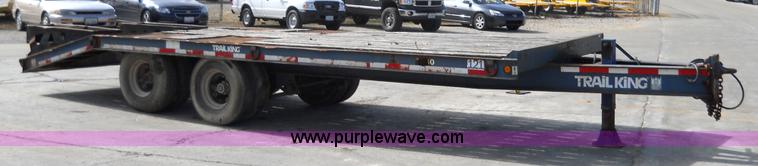 image for item 7764 1995 Trail King TK40 24' trailer