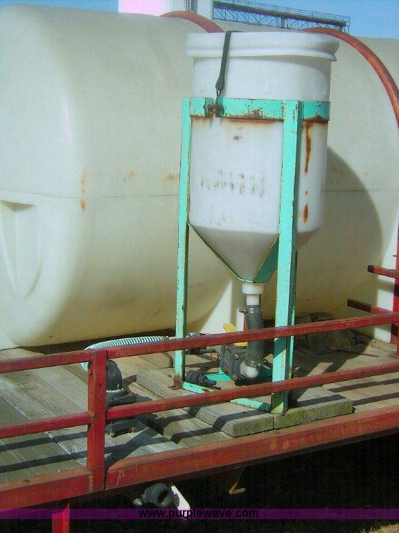 image for item 1868 1993 shop built trailer with 1,000 gallon tank