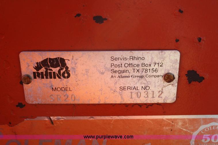 image for item 4649 Rhino SR20 20' rotary mower