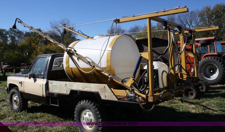 image for item 4650 1984 Chevrolet Silverado truck with spray rig