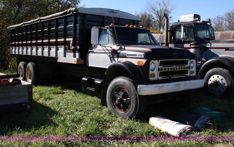 image for item 4655 1970 Chevrolet C60 grain truck
