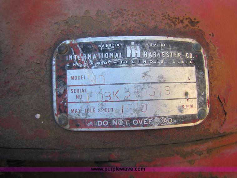 image for item 5154 International Farmall MD tractor