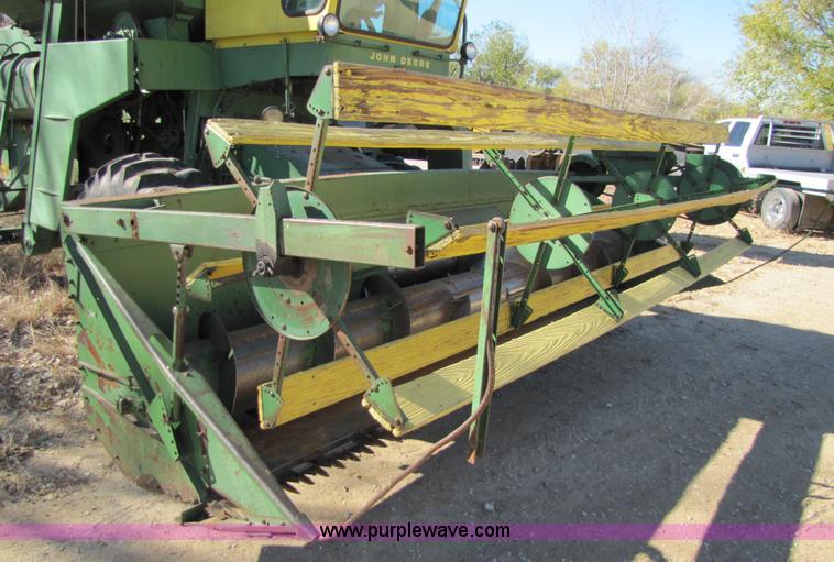 image for item 5155 1965 John Deere 55 combine with 14' header with bat rel