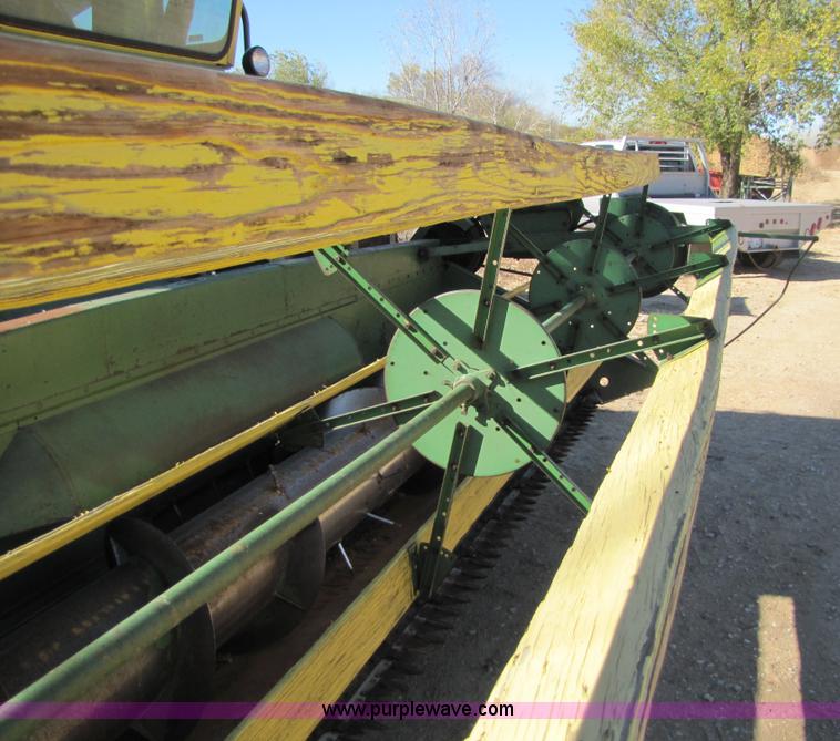 image for item 5155 1965 John Deere 55 combine with 14' header with bat rel