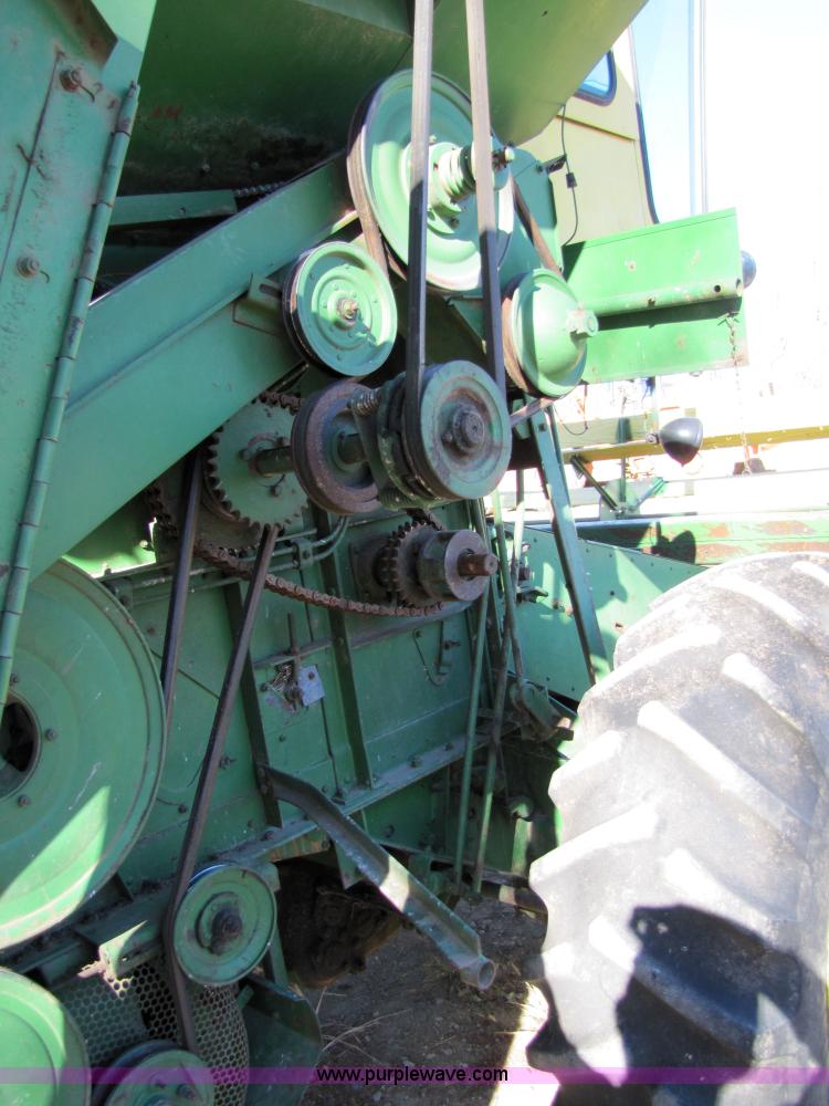 image for item 5155 1965 John Deere 55 combine with 14' header with bat rel