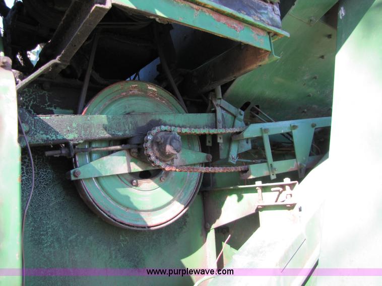 image for item 5155 1965 John Deere 55 combine with 14' header with bat rel