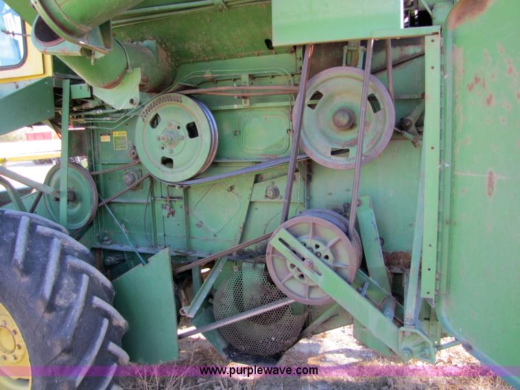 image for item 5155 1965 John Deere 55 combine with 14' header with bat rel