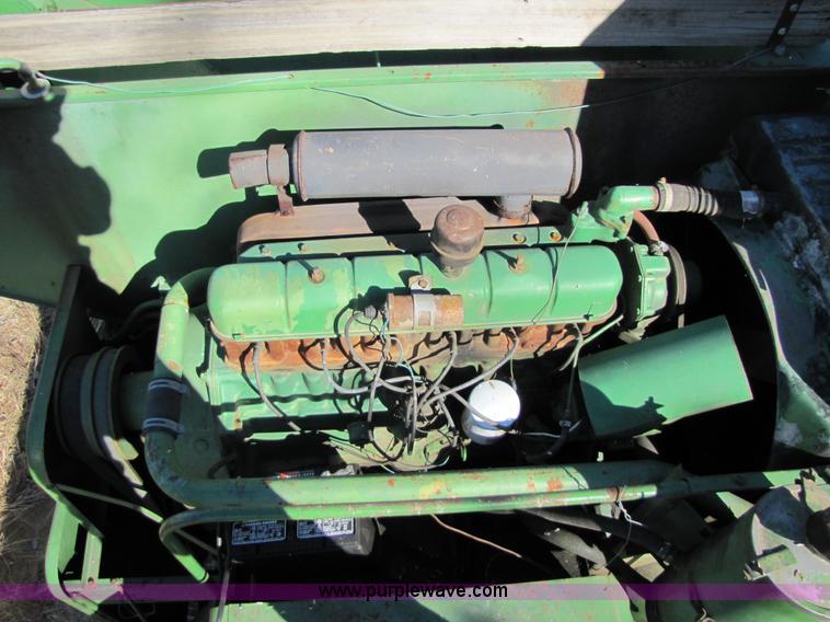 image for item 5155 1965 John Deere 55 combine with 14' header with bat rel