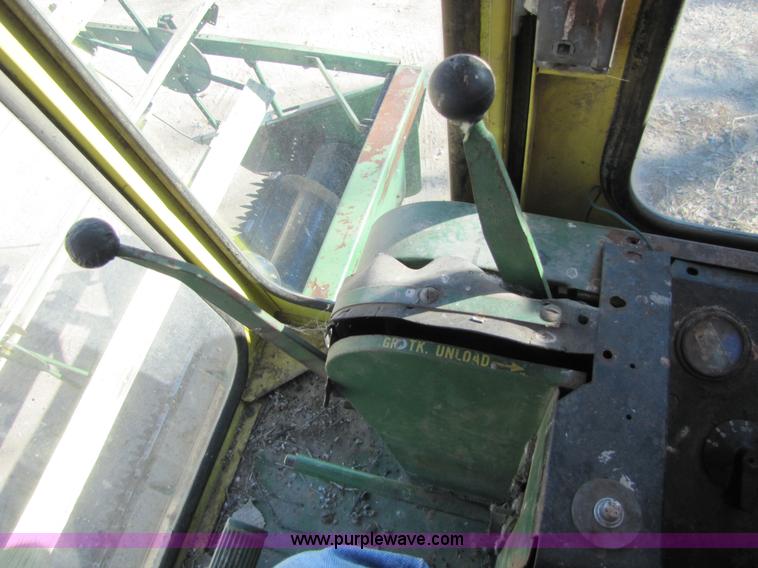 image for item 5155 1965 John Deere 55 combine with 14' header with bat rel