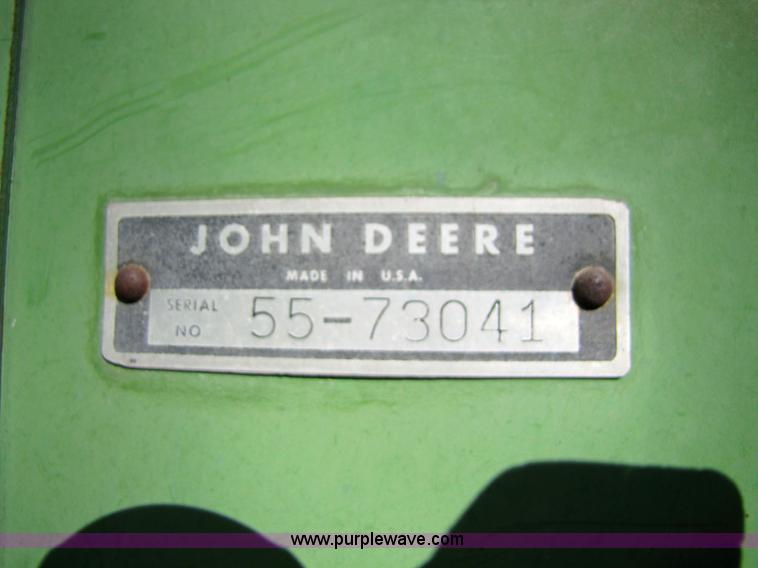 image for item 5155 1965 John Deere 55 combine with 14' header with bat rel