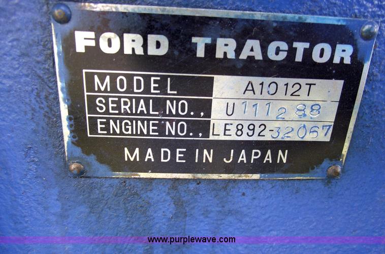 image for item 5483 Ford A1012T-1600 tractor