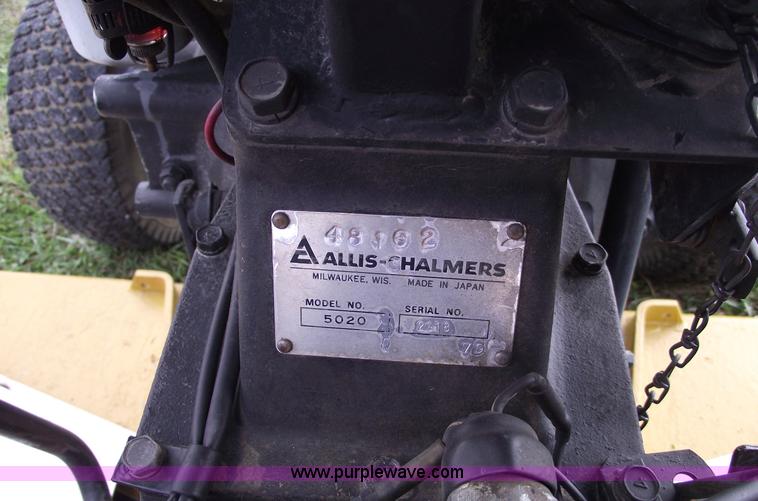 image for item 5484 Allis Chalmers 5020 tractor