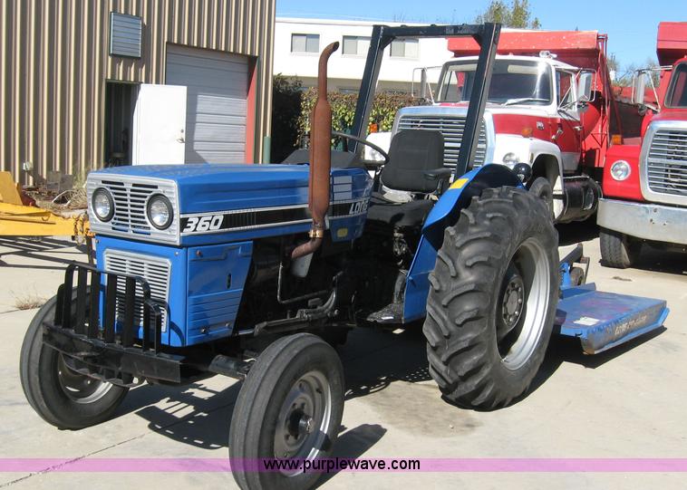 image for item 5595 Long 1563 tractor with mower