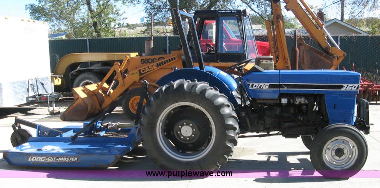 image for item 5595 Long 1563 tractor with mower