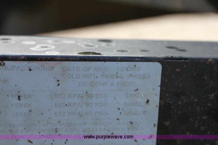 image for item 6266 2003 PJ triple axle 26' trailer