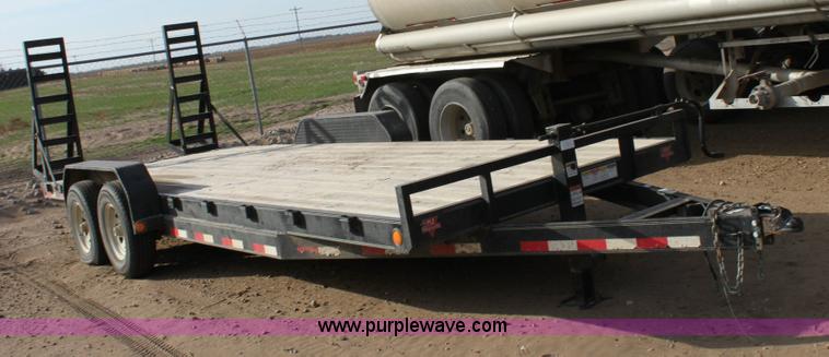 image for item 6269 2008 PJ 22' tandem-axle flatbed trailer