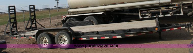image for item 6269 2008 PJ 22' tandem-axle flatbed trailer