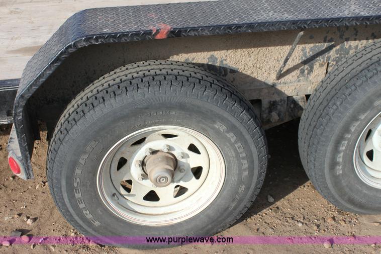 image for item 6269 2008 PJ 22' tandem-axle flatbed trailer