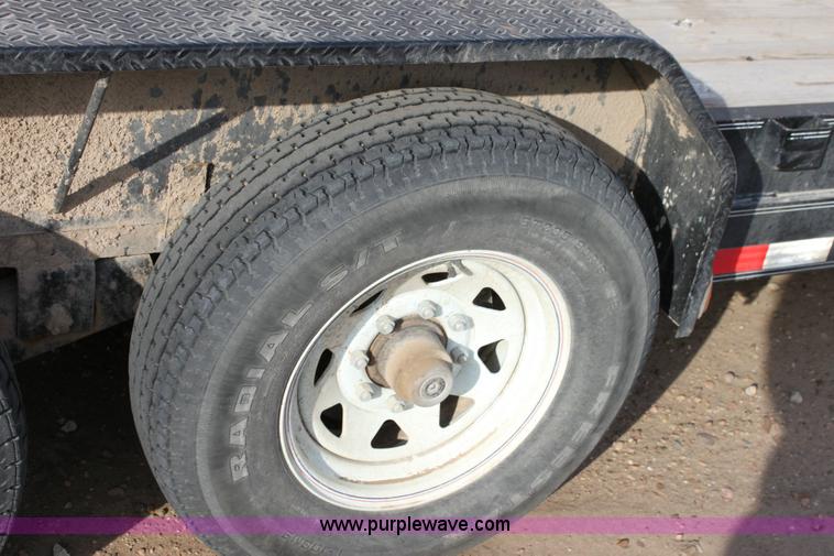 image for item 6269 2008 PJ 22' tandem-axle flatbed trailer