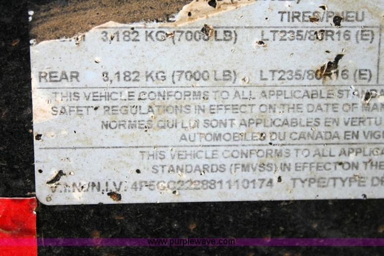 image for item 6269 2008 PJ 22' tandem-axle flatbed trailer