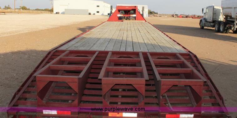 image for item 6274 2000 PJ 30' triple-axle gooseneck trailer with 5' dovetail