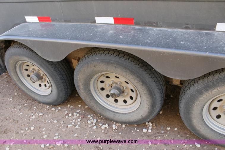 image for item 6275 2008 Titan triple-axle 32' gooseneck livestock trailer