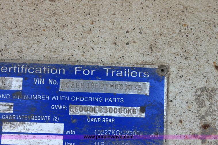 image for item 6278 2001 Clement 385 Starlite dump trailer