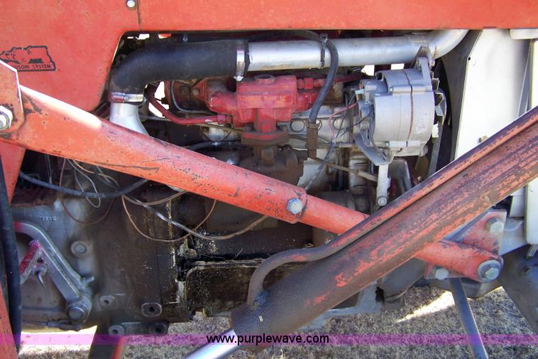 image for item 7310 1972 Massey-Ferguson 150 tractor with loader