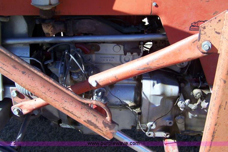 image for item 7310 1972 Massey-Ferguson 150 tractor with loader