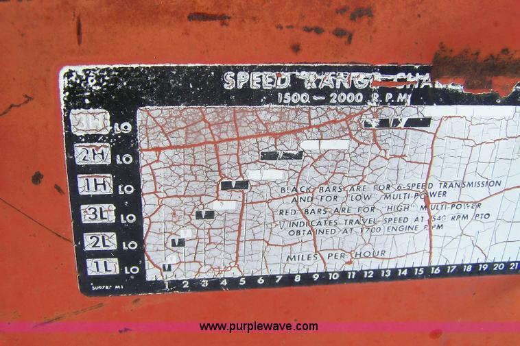 image for item 7310 1972 Massey-Ferguson 150 tractor with loader