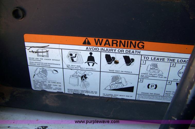 image for item 7458 1999 Bobcat 873 skid steer