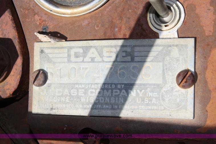 image for item 9687 1947 Case SC tractor