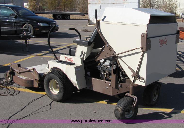 image for item 2305 Grasshopper 718 riding mower with bagger