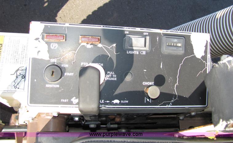 image for item 2305 Grasshopper 718 riding mower with bagger