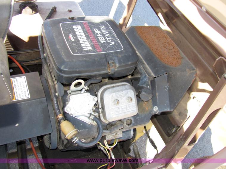 image for item 2305 Grasshopper 718 riding mower with bagger