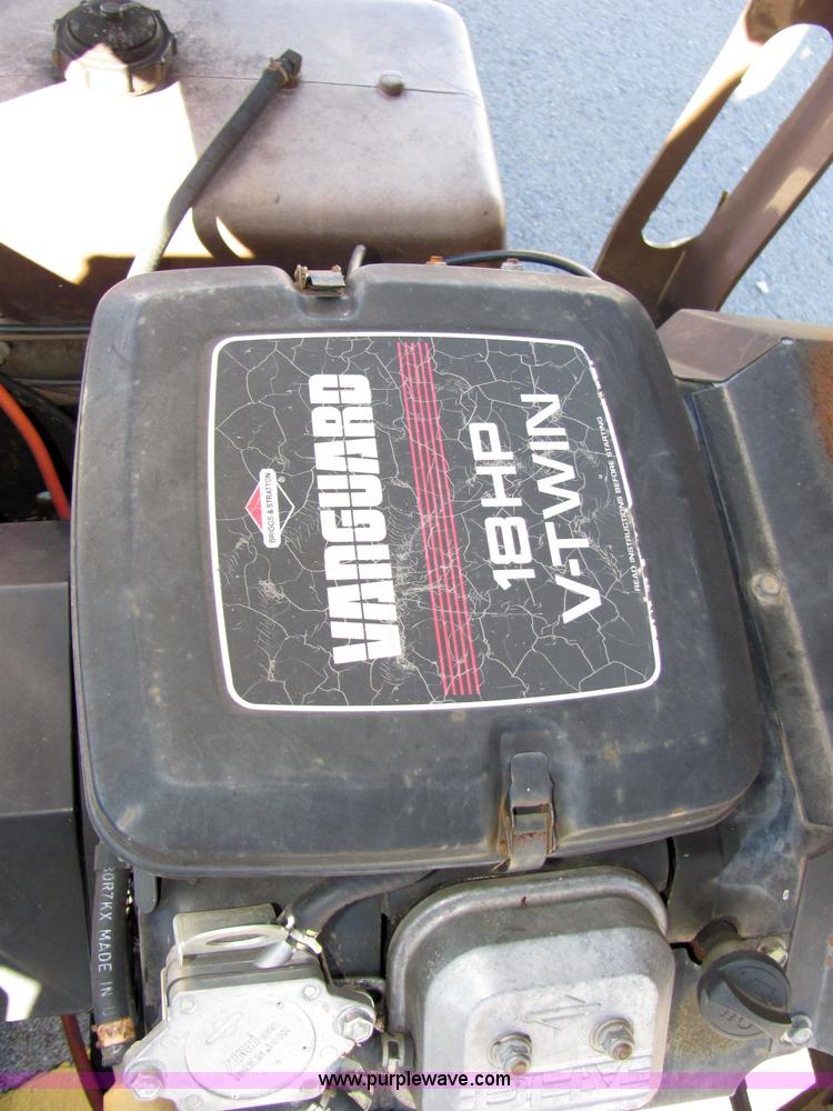 image for item 2305 Grasshopper 718 riding mower with bagger