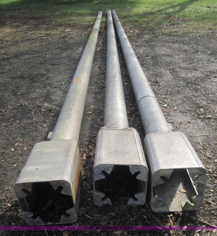 image for item 3160 (5) 36'H light poles with base