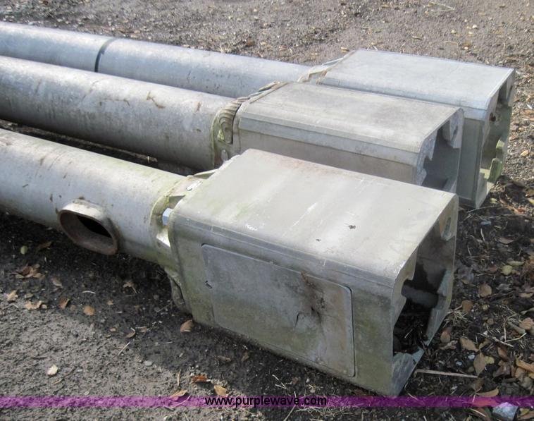 image for item 3160 (5) 36'H light poles with base