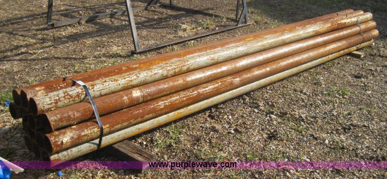 image for item 3163 (4) bundles of 13'L x 4" diameter pipe