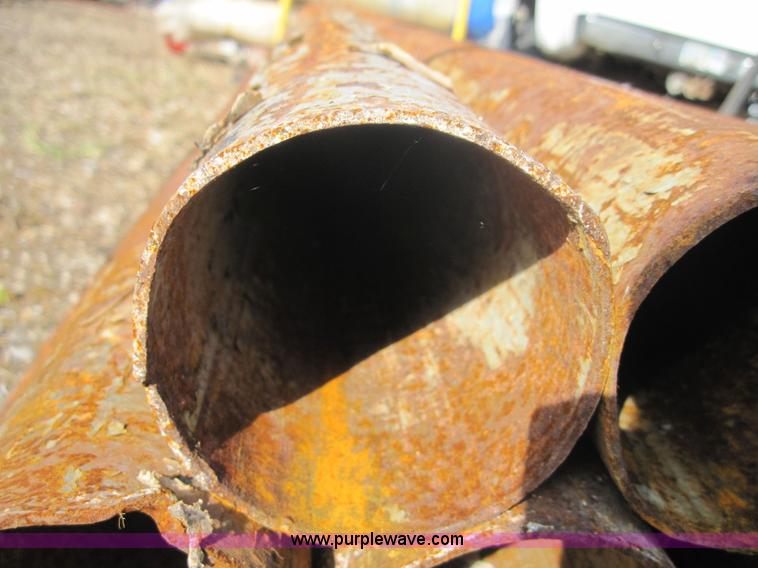 image for item 3163 (4) bundles of 13'L x 4" diameter pipe