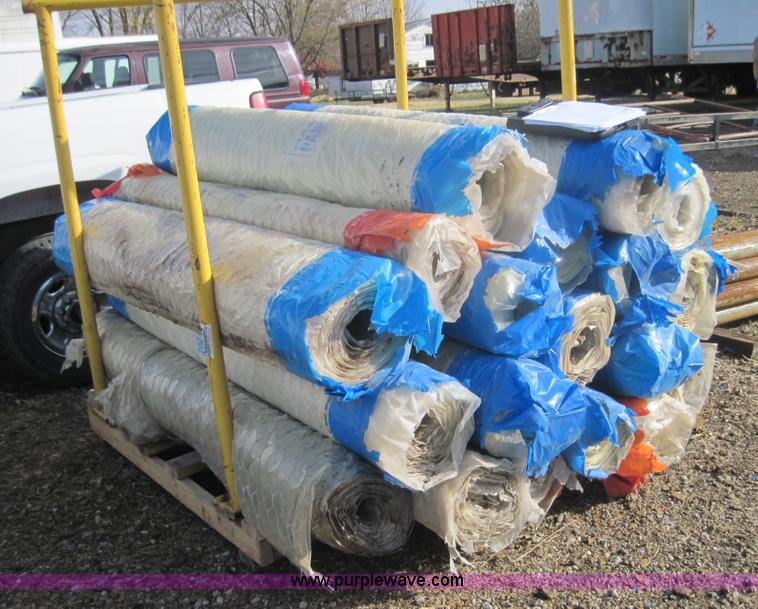 image for item 3164 (19) rolls of wire reinforced polythene