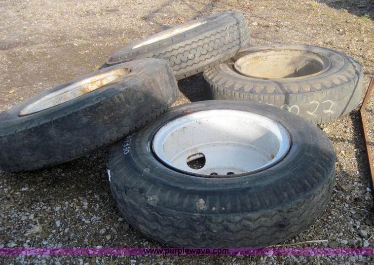 image for item 3167 (4) 10.00-22 wheels and tires